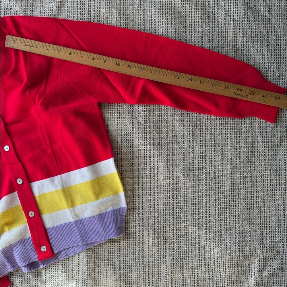 VTG Size 34 Bradlees Acrylic Cardigan Made In Italy - Picture 6 of 6